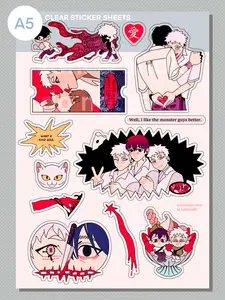 SUMMER HIKARU DIED CLEAR PLANNER STICKERS SUMMER HIKARU DIED CLEAR PLANNER STICKERS