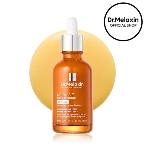 [Dr.Melaxin Official] Mela-C·E Ferulic Retinal Serum | Intensive Antioxidant Care for Visible Signs of Photoaging, Dullness & Uneven Tone | 50ml