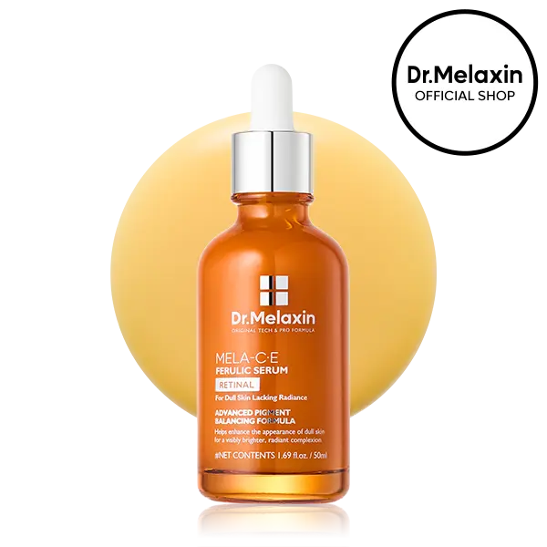[Dr.Melaxin Official] Mela-C·E Ferulic Retinal Serum | Intensive Antioxidant Care for Visible Signs of Photoaging, Dullness & Uneven Tone | 50ml