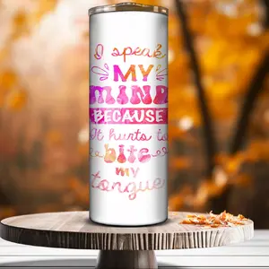 I Speak my Mind tumbler Drinkware Metal