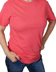 Tee Party Live Unisex Premium Cotton T-Shirt in Coral Silk Color 100% Heavy-Duty Fabric for Everyday Wear Comfortable Top for Womenswear