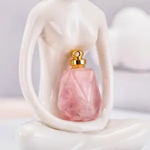 [Magic Crystal] Crystal Pendant, Perfume Bottle, Essential Oil, Spray, Canister Tin, Portable, Gift, Healing, Energy, Mental Health, Dual Organiser, Spiritual, Unique, Decorative Article, Local Shipment and Fast Dilivery, Buy One Get One Storage Bag Free