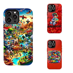 Roblox Phone Case Suitable for iPhone 17-11 Pro Max/Plus and  Samsung Galaxy S23-25 - Waterproof Shockproof Cellphone Suitable for iPhone 17/16/15/14/13/12/11 Pro Max/Plusand Samsung Galaxy S23-25