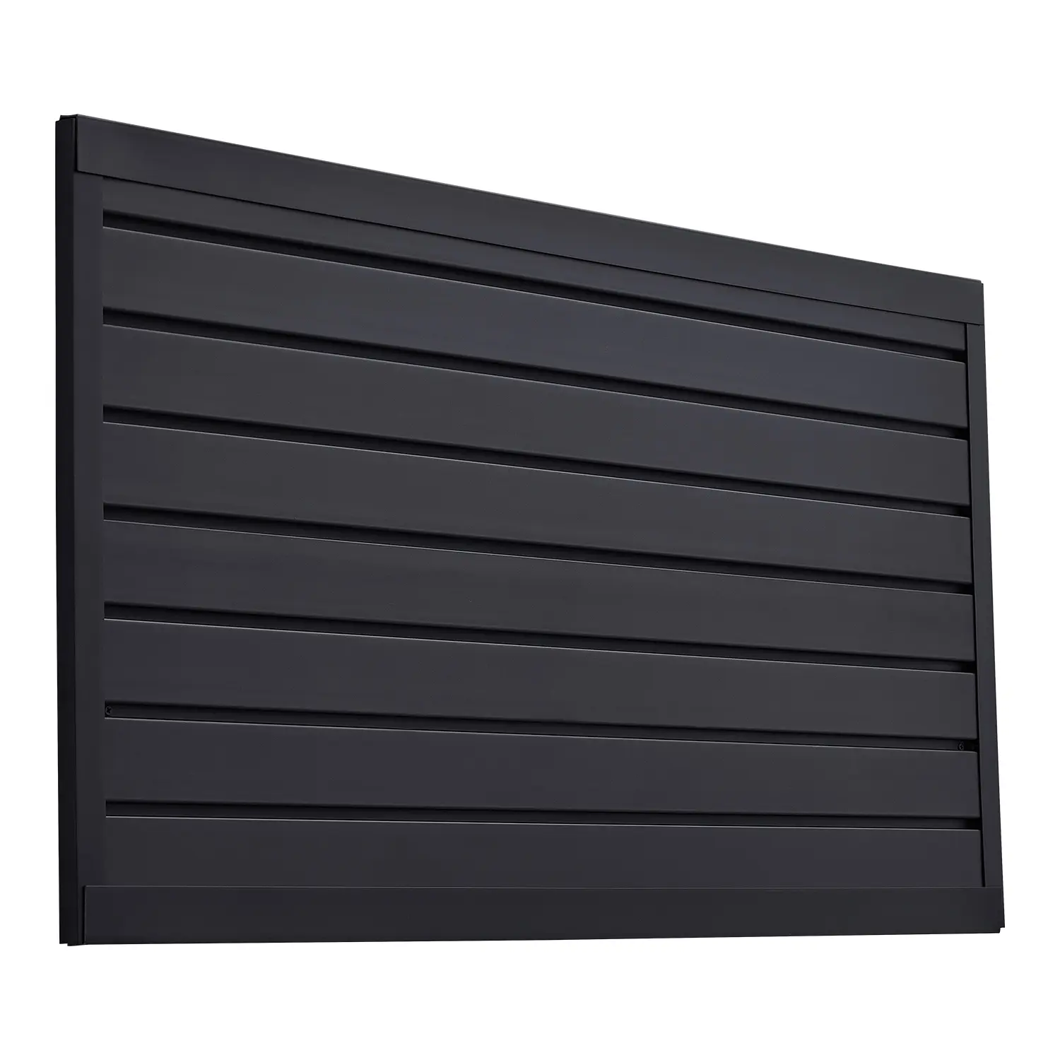 【DealsForYouDays】VEVOR PVC Slat Wall Paneling - 2x4 ft Black Durable Modular Slatwall with Coupling Structure, DIY Cutting Capability, Adjustable Design, Easy Installation for Workshop Tools Storage & Indoor Display