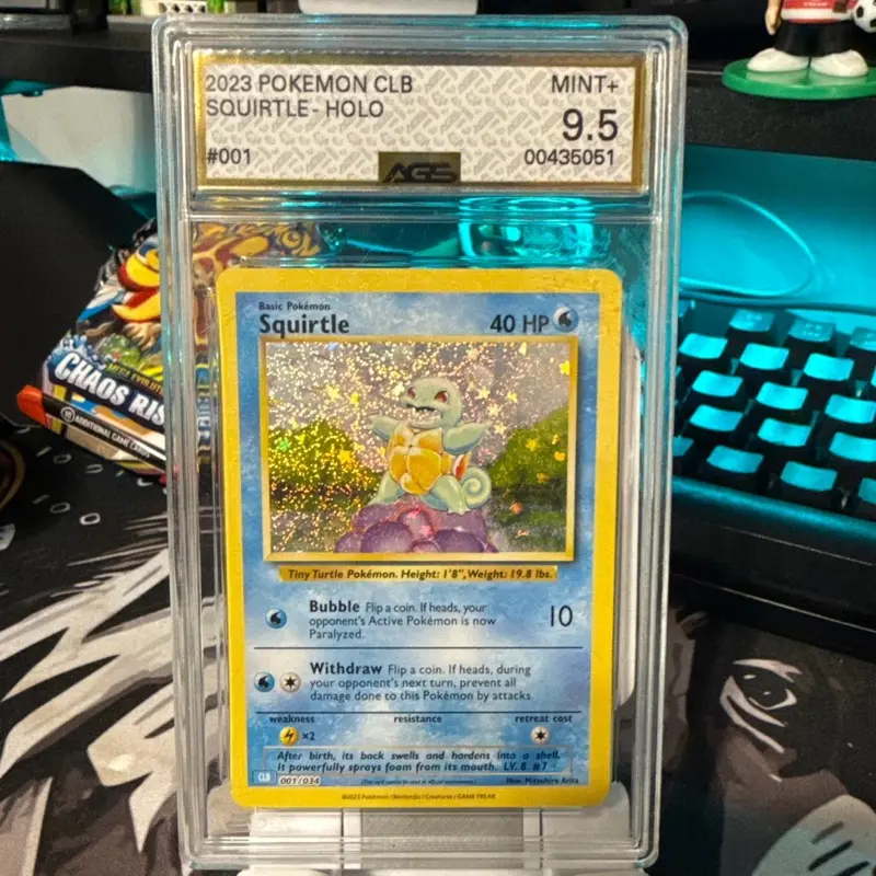 Pokemon TCG Squirtle 001/034 Trading Card Game Classic Holo Ace 9.5 2023