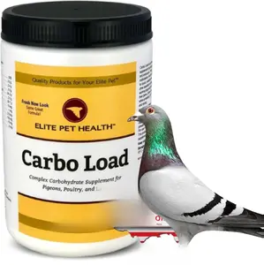 Elite Pet Health Carbo Load Essential Carbohydrates for Racing Pigeons' Winning Edge 160z - Complex Supplement for Stamina Energy and Endurance