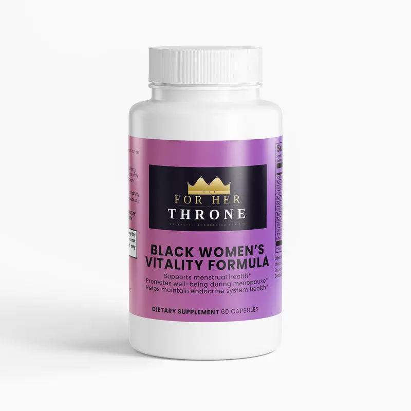 Black Women's Herbal Hormone Balance Supplement — For Her Throne Daily Reign