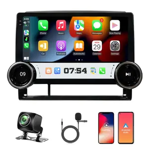Android Radio for Toyota Tacoma 2005-2015 Dual Knobs Carplay Android Auto 10.1 inch IPS Touch Screen Car Stereo with Bluetooth  WiFi DSP GPS Navigation FM/RDS Backup Camera