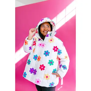 TABY ORIGINAL: I Feel Bonita Puffer Coat In Sizes XS-5X!** RESTOCKED***