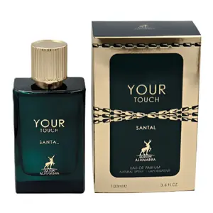 Maison Alhambra Your Touch Santal for Unisex Eau de Parfum Spray, 3.4 Ounce