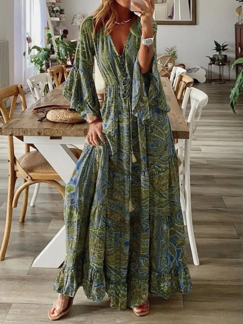 bohemian long dresses - TikTok Shop bohemian long dresses - TikTok Shop