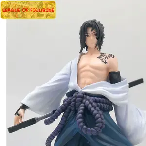 25cm Cursed Seal Sasuke Figure Anime Collectible PVC Model Toy for Fans Desk Decoration