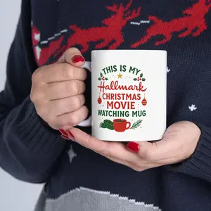 Holiday Cheers Christmas Mug | Hallmark Movie Watching Mug