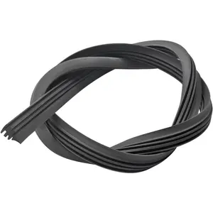 Wiper Blade Refill, 28 inch Silicone Wiper Blade Refill For Replacement Windshield Wipers, (Strip Height: 11mm, Width: 6mm) Fit For Frameless Wiper Insert, DIY Cut to Size(Pack of 2)