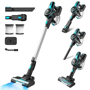 INSE Cordless Vacuum Cleaner for Home,Upgraded 30kPa/40Mins Stick Vacuum Lightweight with Self-Standing, pet lovers N520