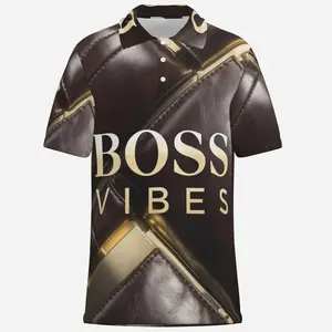 Boss Vibes “Leather Luxe” Performance Polo (Men’s) Apparel