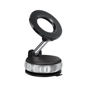 360° Vacuum Magnetic Car Phone Holder, Adjustable Suction Cup Phone Mount for Car/Gym/Mirror/Smooth Surface