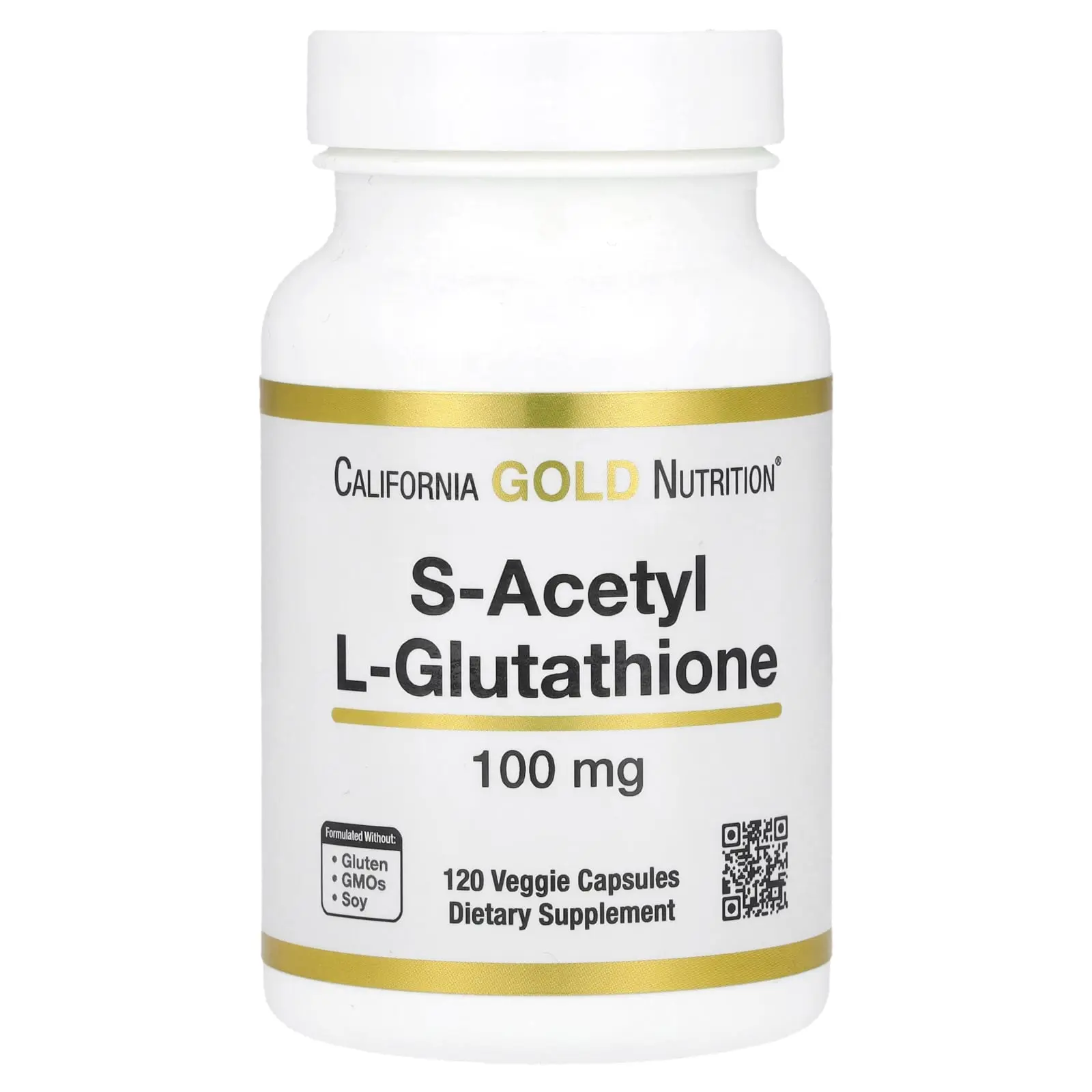 California Gold Nutrition S-Acetyl L-Glutathione, 100 mg, 120 Veggie Capsules California Gold Nutrition S-Acetyl L-Glutathione, 100 mg, 120 Veggie Capsules