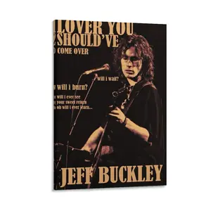 "Lover You Should've Come Over" Lyric Art Print - Artistic Canvas Poster, Home Decor for Bedroom, Living Room, Decoration