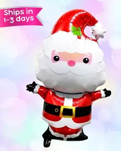 Jumbo Santa Foil Balloon 36" - Christmas Mylar