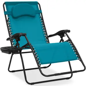 Best Choice Products Oversized Zero Gravity Chair, Folding Outdoor Patio Recliner w/ Cup Holder