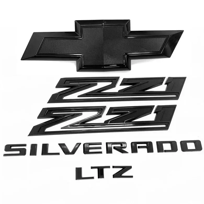 Auto Replacement Body Emblems - Compatible with 2023-2026 Chevy Silverado 1500 Z71, LTZ
