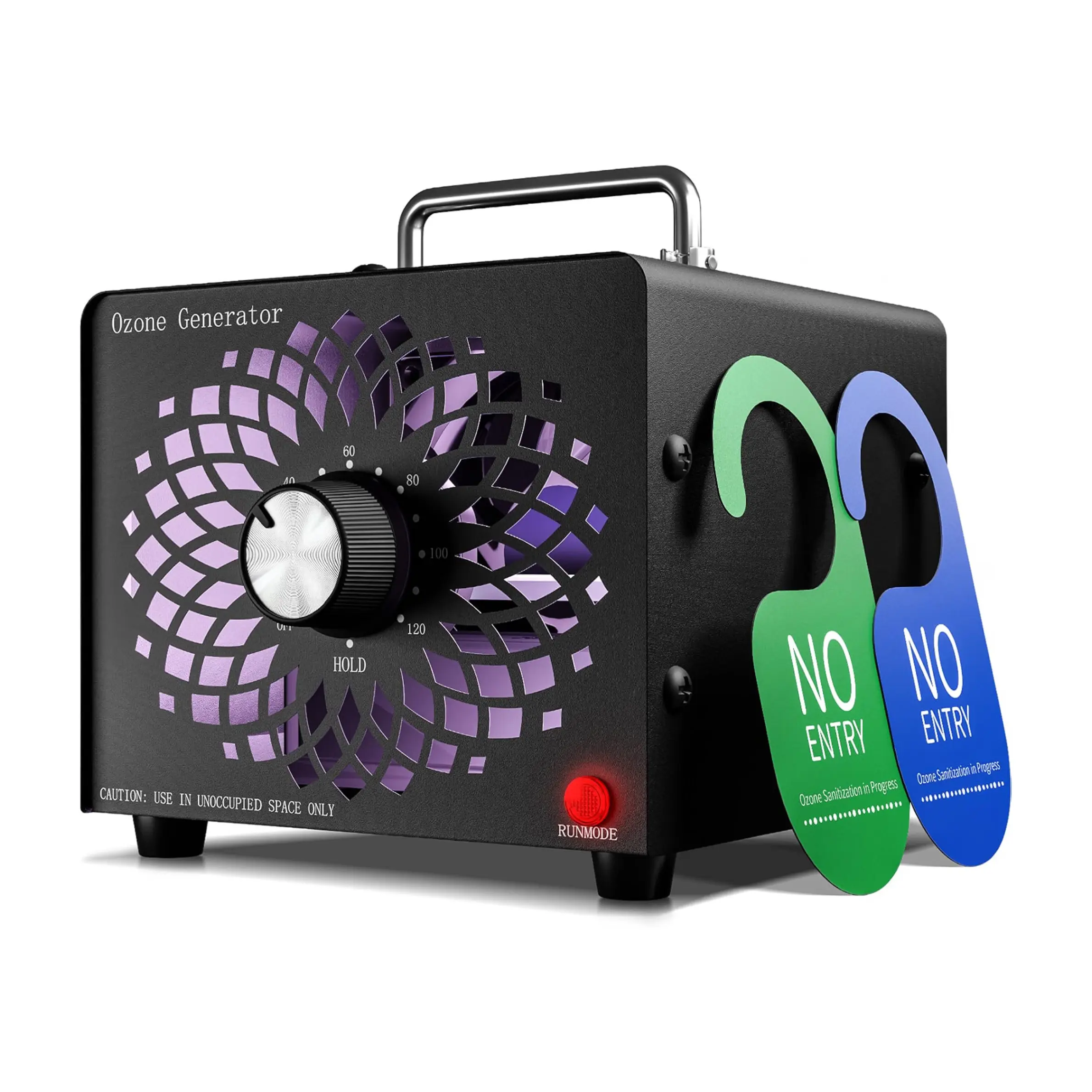 High-Capacity Ozone Generator Odor Remover – 55000mg/h O3 Ionizer, Up to 6000 Ft², Portable Air Purifier for Home/Car/Smoke/Pet Odor