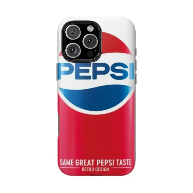Old Pepsi Can Looking Tough Phone Case For Iphone 17 16 15 14 13 12 11 Plus Pro Max Mini - Pepsi Can Iphone Cover, Soda Lovers