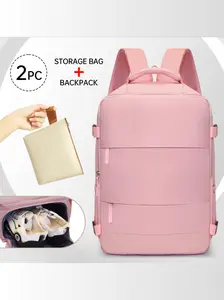 Wiz Air Casual Travel Backpack 40x30x20cm Unisex Multi-Pocket, Large Capacity Durable Commuter Bag, School Business Weekend Trip
