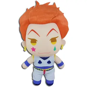 Hunter X Hunter Hisoka 8-in Soft Stuffed Figure, Great Eastern Entertainment Collectible Plush Toy