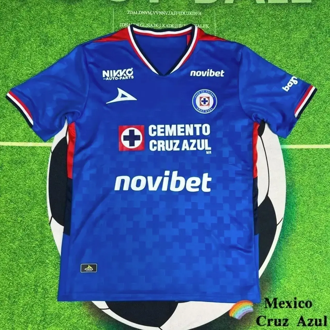 2526 Mexico League Cruz Azul Home Blue Away Gray Short Sleeve Top Soccer Jerseys LIGAMX Fan Edition