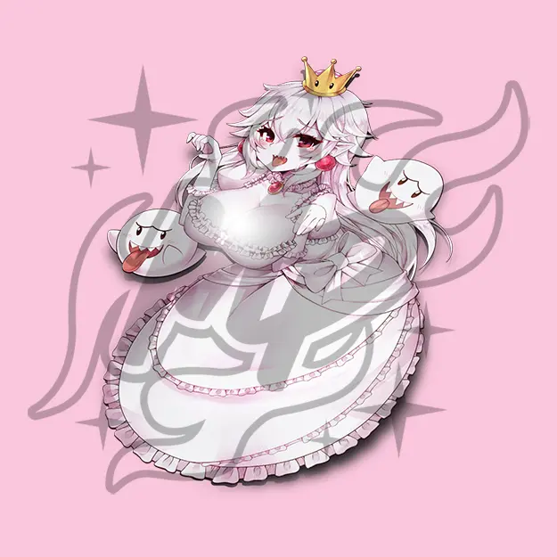 Boosette Boo Cute Anime Vinyl Car Sticker - UV & Water Resistant for Cars, Laptops