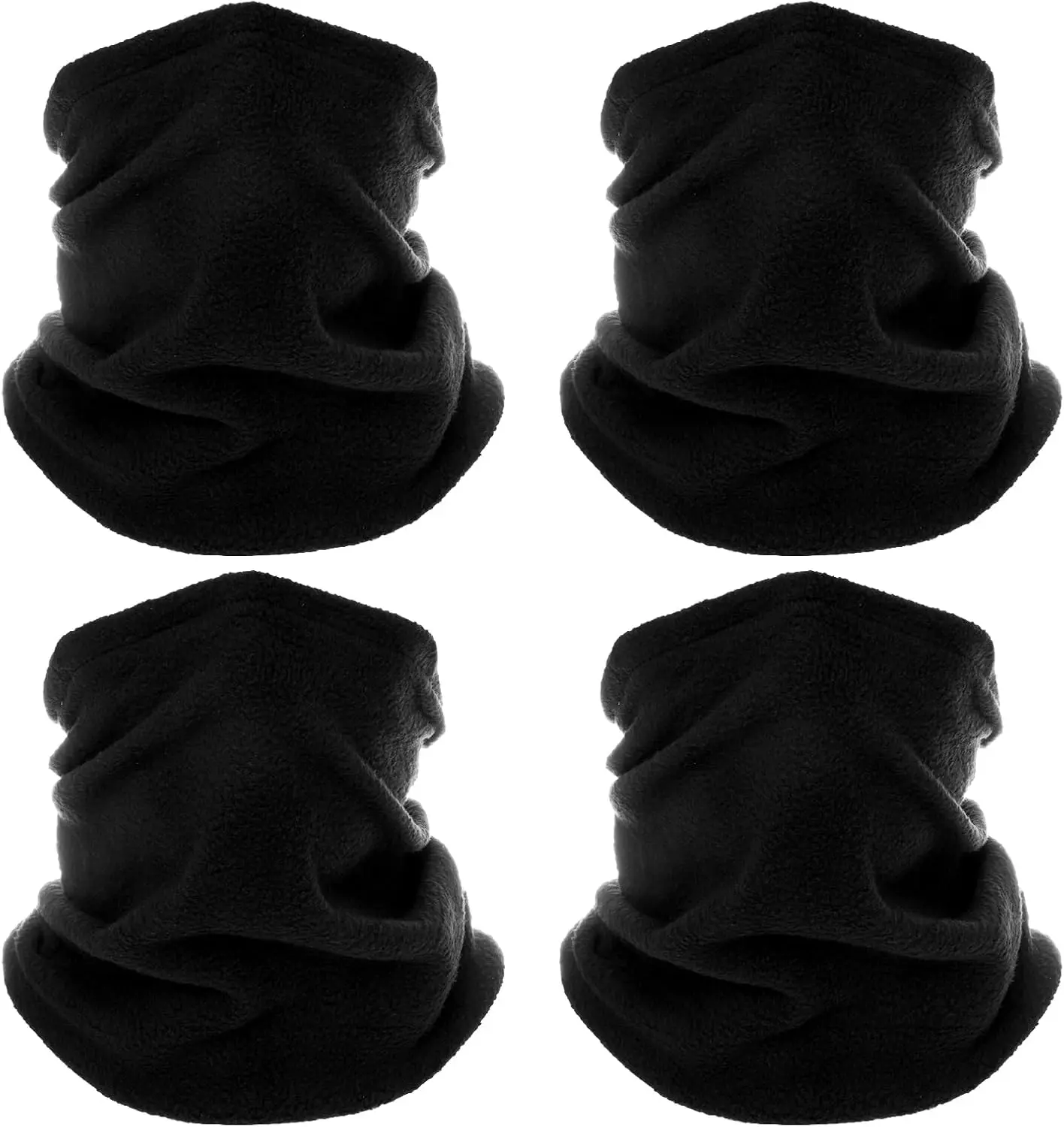 4 Pack Winter  Warmers  Mask for Men Women Fleece  Gaiter Mask  Cover Balaclava Scarf