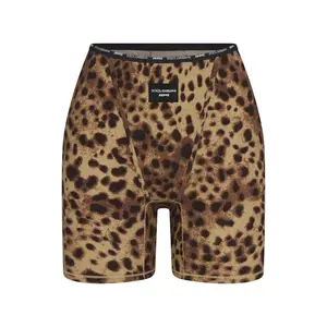 SKIMS x Dolce&Gabbana Cotton Rib Boxer Leopard (women) by StockX