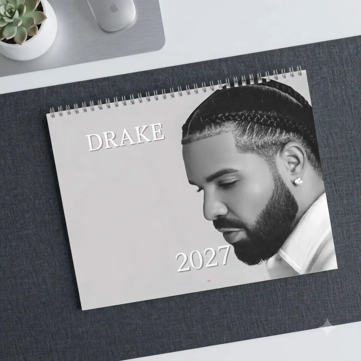 Drake 2027 Wall Calendar – Hip Hop Artist Photo Calendar, Monthly Hanging Wall Decor