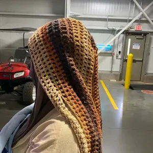 Multiple Colors Brown Crochet Durags - Simple Design in Brown Tones Acrylic Material Comfortable Versatile Look