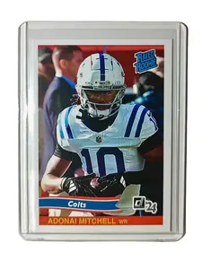 Adonai Mitchell Rookie 2024 Panini Rated Rookie Retro NFL #27 Colts 1 of 890