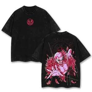 Doflamingo Puppet Master One Piece Dressrosa Vintage Wash Heavyweight Graphic Tee Pump Cover