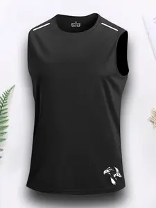 【America Eagle Print】Men's Quick-Dry Sports Vest, Running Fitness T-Shirt, Training Sportswear, Breathable Moisture-Wicking, Sleeveless Summer Top, Daily Wear, More Colors, More Prints, More Fun