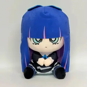 30cm Cute Panty Plushie Panty & Stocking Big Face Stuffed Toy Collectible doll 30cm Cute Panty Plushie Panty & Stocking Big Face Stuffed Toy Collectible doll