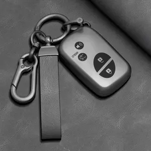 Tpu Car Key Case Cover for Lexus Gx460 Rx350 Es350 Is250 Gx460 Lx570 Is350 Gs430 Gs300 Gs450h, 3-4 Button Holder, Car Accessories