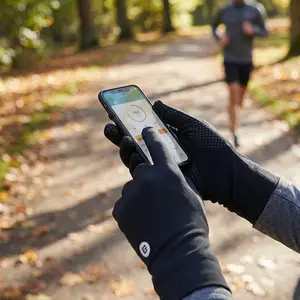 Women's UV Protection Sunscreen Gloves - Soft Thin Anti-Skid Ice Silk Gloves with Removable Fingertips for Cycling Driving Running Outdoor Activities