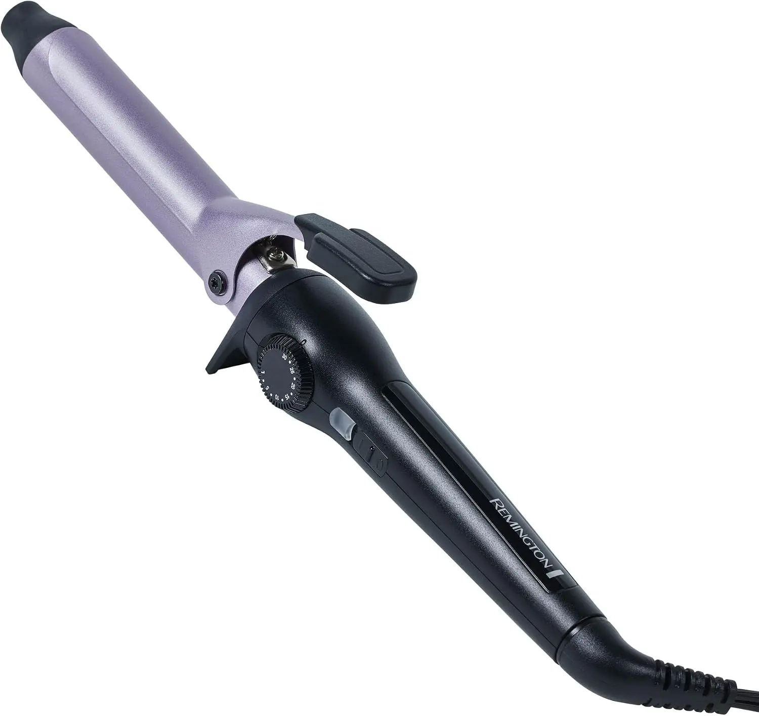 Remington Anti-Static 1-Inch Clipped Curling Iron with Titanium Protection, Fast Heat-Up, Ceramic Barrel for Soft Classic Curls & Defined Waves, Auto Shut-Off