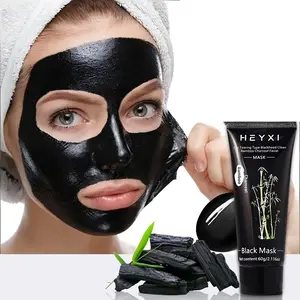 Bamboo Charcoal Cleansing Mud Mask: Contains natural bamboo charcoal fibers, with strong adsorption capacity, deeply cleanses pores, moisturizes the face, suitable for all skin types, unisex, daily skincare cleansing mask