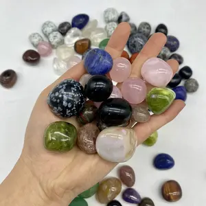Natural Bulk Tumbled Polished Stones Crystal Set Quartz Stone Raw Stones for Home Decoration Reiki Gifts Energy Therapy Beginners-Stone
