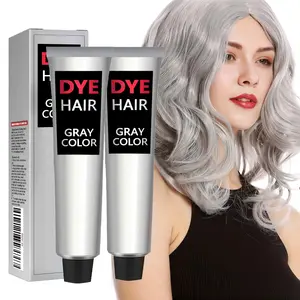 2pcs Silvery-gray Hair Dye Shampoo - Moisturizing And Nourishing, Easy-to-color Natural Herbal Hair Dye, Long-Lasting,Suitable for All Hair Types, Making You More Beautiful,The Best Gift for Friends And Family