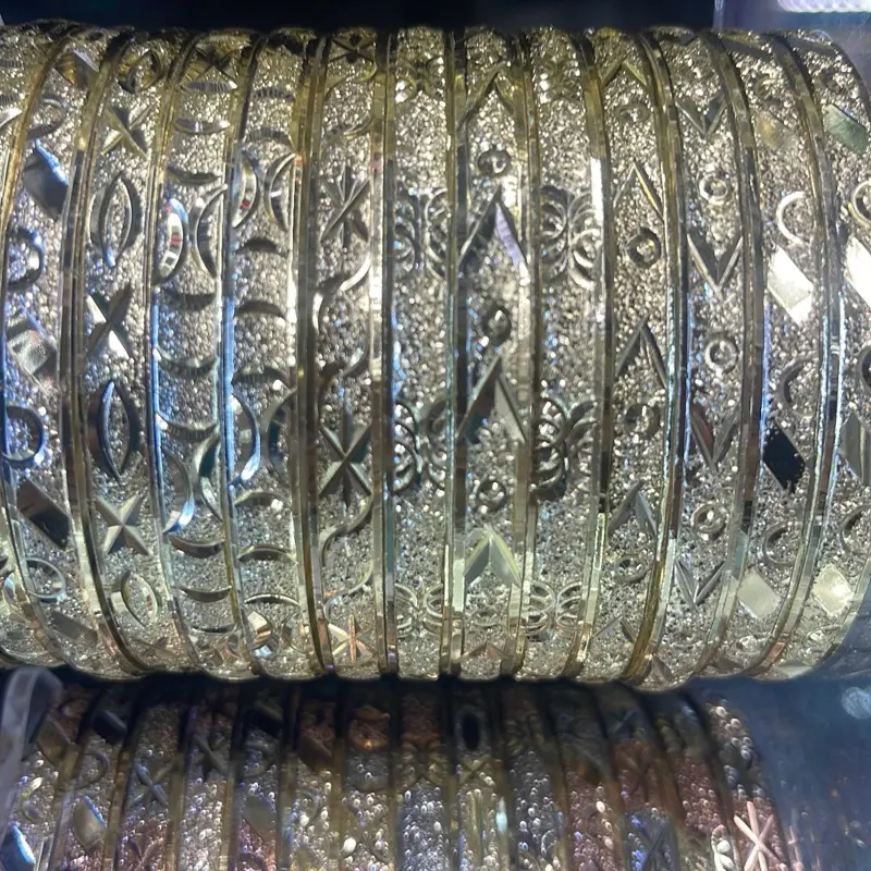 Bangles Gold Filled  Wholesale  Elegant Design with Gold Finish and Unique Patterns 7 dozens