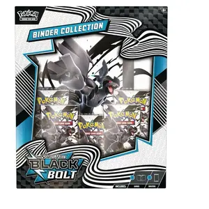 Pokemon Black Bolt Binder Collection - Scarlet & Violet - 5 Packs - Binder