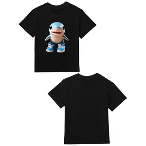 Tralaleritos, Tralalero Tralala Teen's T-Shirts Round Neck Short Sleeve Shirts Gifts For Boys & Girls Spring & Summer Gi