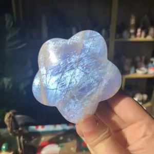 Natural Crystal Moonstone Moon& Flower Collection